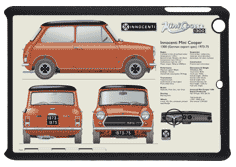 Innocenti Mini Cooper 1300 1973-75 Small Tablet Covers